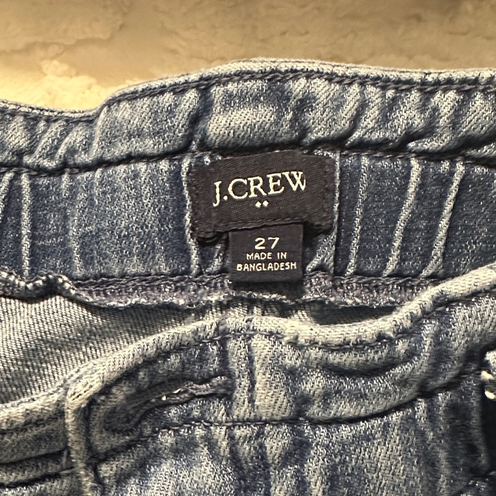 J. Crew Indigo Denim Trousers